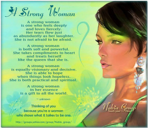 Here’s to Strong Women Everywhere…