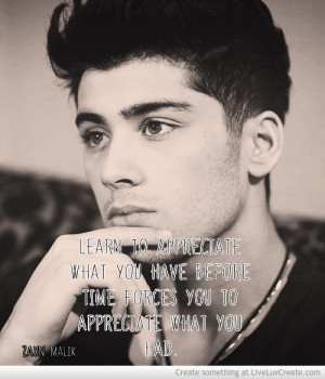 Zayn Malik Quote