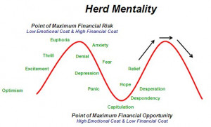... chart of the herd mentality during the phases of an investment cycle