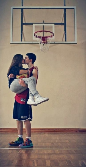 basketball, boy, couple, fashion, girl, kiss, kissing, love, so cute ...