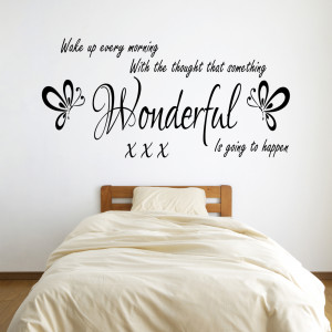 Home / HOME & LIVING / Wake up every morning Wall Sticker