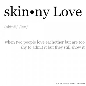 ... love eachother but are too shy to admit it but they still show it