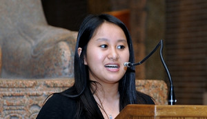Kathy Qian won the Lawrence R Klein Prize for Outstanding Research by