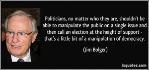 More Jim Bolger Quotes