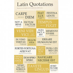 ... Magnetic Sets » Magnetic Quotes » Latin Quotations – Magnet Set