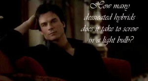 ... look at his best quotable moments from The Vampire Diaries Season 3
