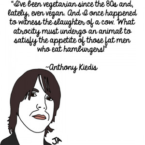 ... hamburger. Here's what famous musicians have to say about being vegan