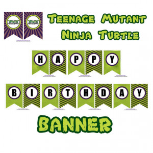 Teenage Mutant Ninja Turtles Party - Birthday - Teenage Mutant Ninja ...