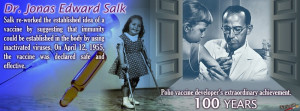 Polio Day Dr Jonas Salk FB Covers