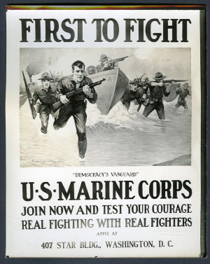 Female Marines Poster Usmc recruiting posters, 1913-