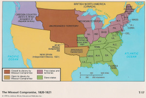 Missouri Compromise Map