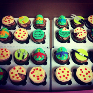 Ninjas Turtles, Turtle Cupcakes, Birthday Parties, Turtles Cupcakes ...