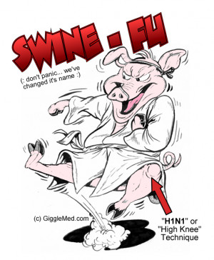 Ninja H1N1 Tactics – “High-Knee” Swine Fu