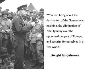General-President-Dwight-Eisenhower-D-Day-World-War-2-WWII-Quote-8-x ...