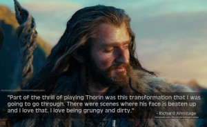 Richard about playing Thorin Oakenshield