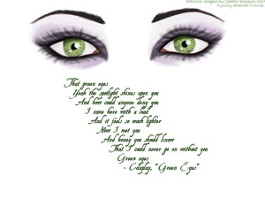 Green Eyes: A Wallpaper by DropsOfSilence.deviantart.com on @ ...