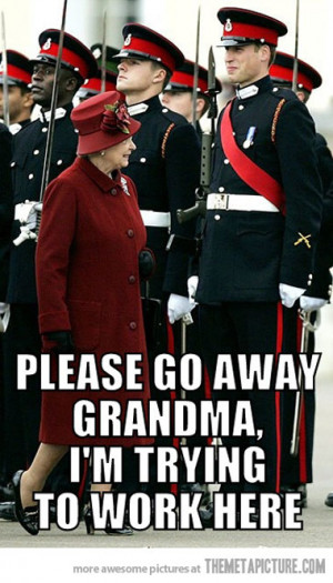 Funny photos funny Queen Prince William