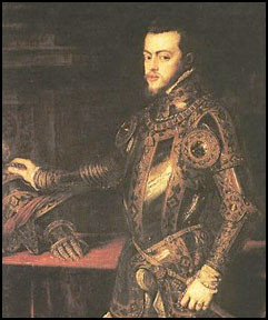 Portrait of Philip II. Titian.