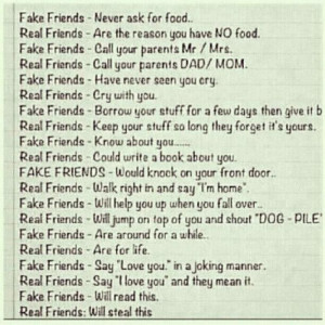 entertainment real friends fake friends real friends fake friends