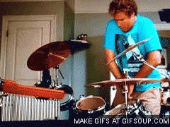 Step Brothers Balls On Drum Set