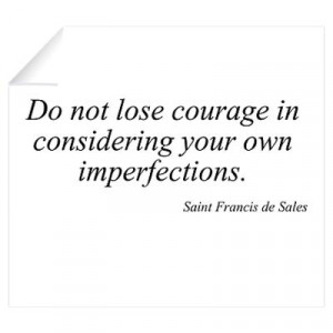 ... > Wall Art > Wall Decals > Saint Francis de Sales quote Wall Decal