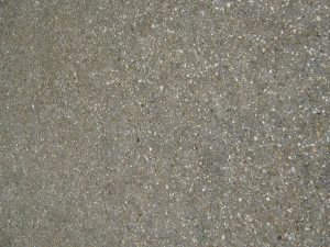 Standard concrete colour with mixed stone aggregate
