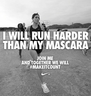 ... go faster. Rally a crew. Get moving. #makeitcount #motivation #nike