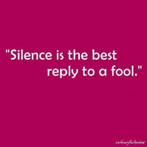 Silence Quote Wallpapers Collections