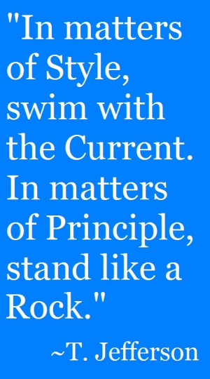 Thomas jefferson, quotes, sayings, principle, life, stand