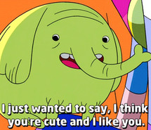 adventure time, cute, love, quote, text