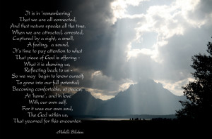 Mountain and Sky Image with Michelle Bilodeau Quote