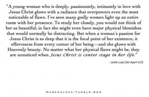 lady - quote by Leslie LudyJesus The, Life Quotes, Leslie Ludy Quotes ...
