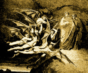 ... devils demons evil spirits deceiving angels demons in hades Dante Dore