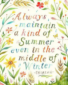 Henry David Thoreau quote #akindofsummer More