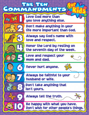The Ten Commandments (Kids' Talk)