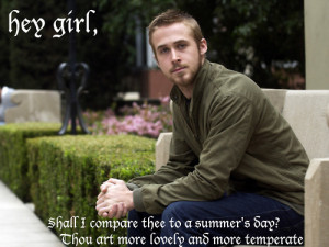 25. Shakespearean Ryan Gosling
