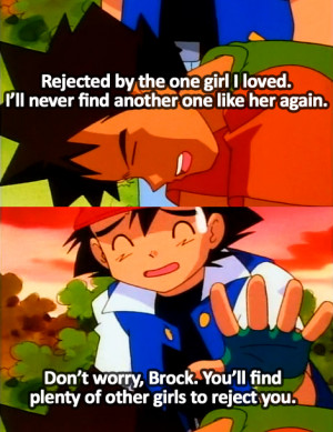 Ash Ketchum Cheers Up a Brock With a Broken Heart On Pokemon