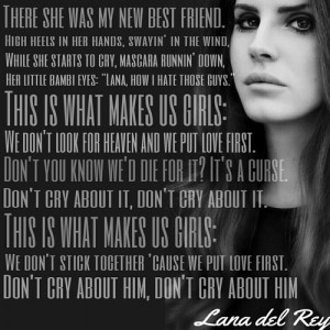 This Is What Makes Us Girls Songtext