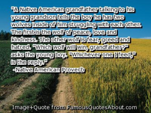 Native American Grandfather Talking To His Young Grandson Tells The ...