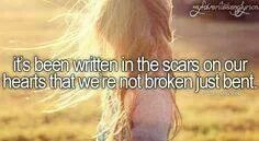 Were not broken, just bent