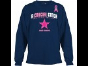 Dallas Cowboys Breast Cancer Awareness ''The Crucial Catch'' Long ...