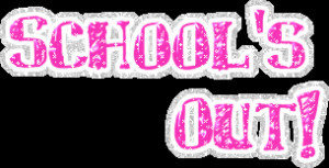 ... .org/english-graphics/school/schools-out-glitter-text-image-in-pink