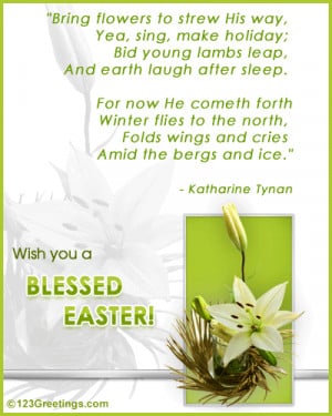 Easter is here and so is hope.