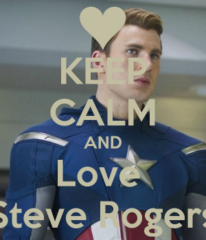 keep calm and love steve rogers keep calm and carry on image