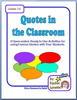 Free Quotes in the Classroom Worksheets
