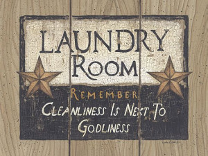 laundry room signs