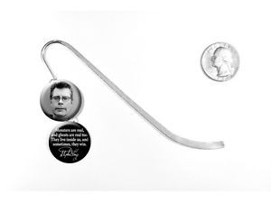 Stephen-King-Horror-Author-Quote-Carrie-Shining-5-Silver-Bookmark