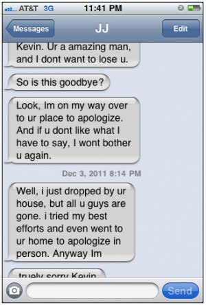 So check out the crazy texts below and weep for this poor girl who ...