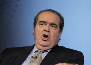 Supreme Court Justice Antonin Scalia speaks at a Reuters ...
