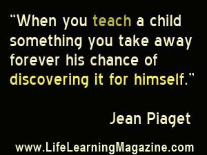 Children pursue life, and in doing so, pursue knowledge. They need ...